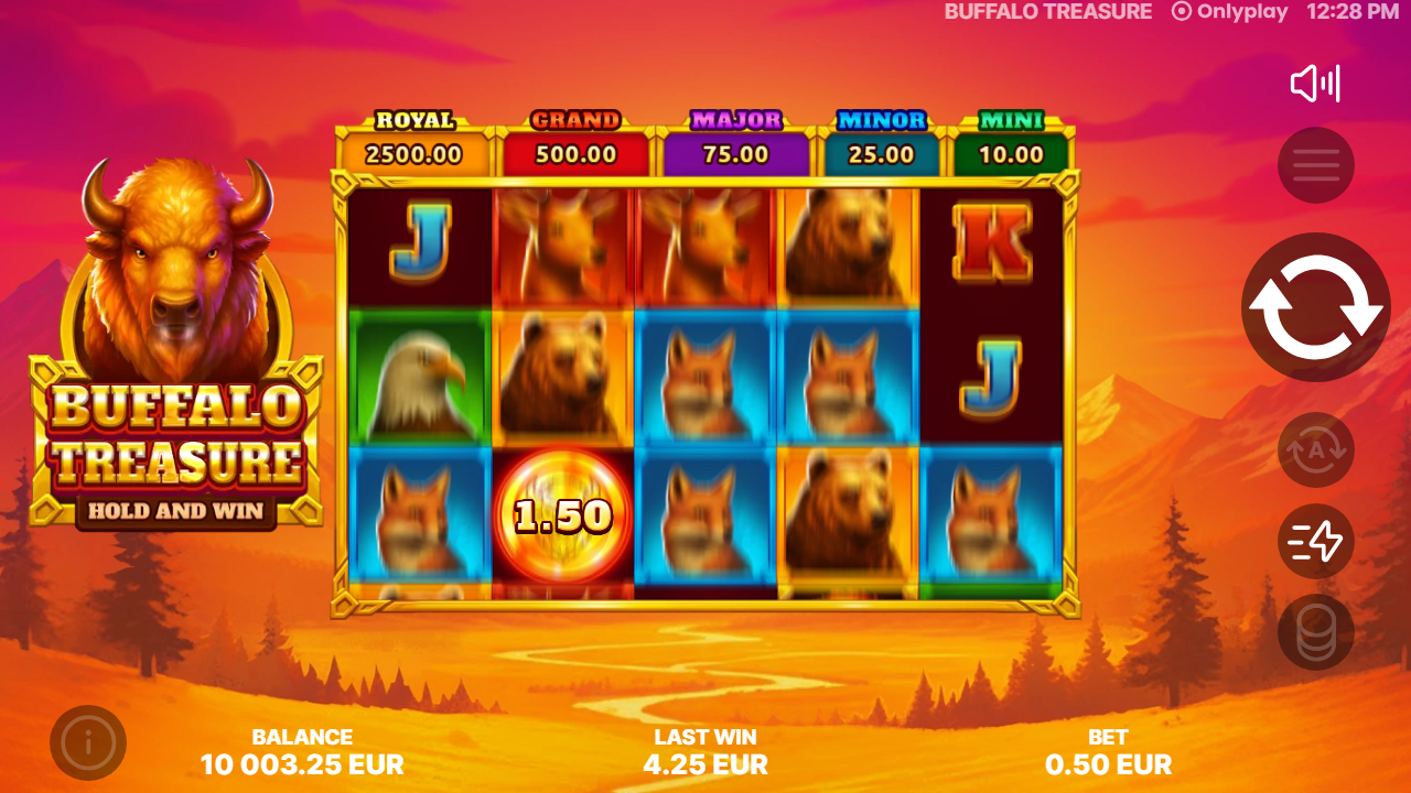 Buffalo Treasure: Hold&Win