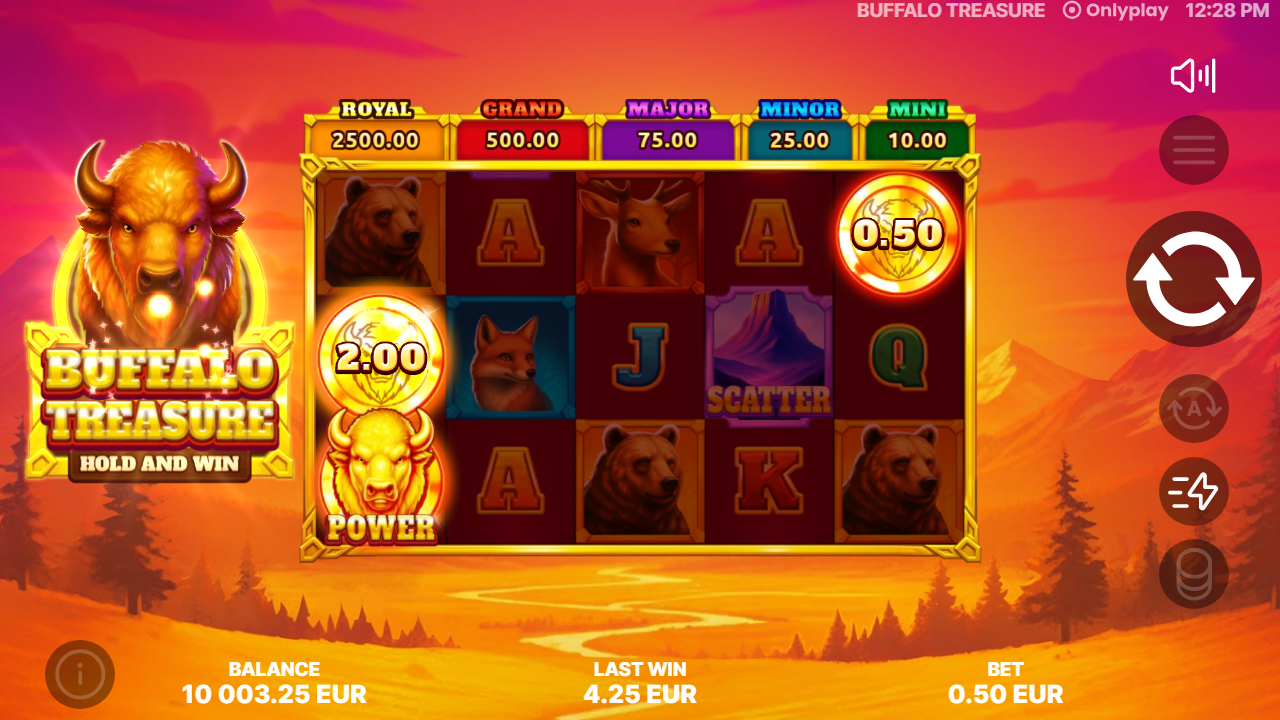 Buffalo Treasure: Hold&Win